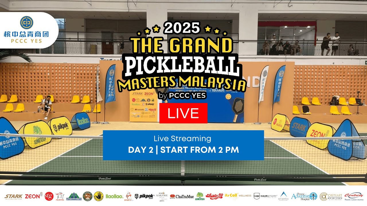 THE GRAND PICKLEBALL MASTERS MALAYSIA 2025  |  DAY 2