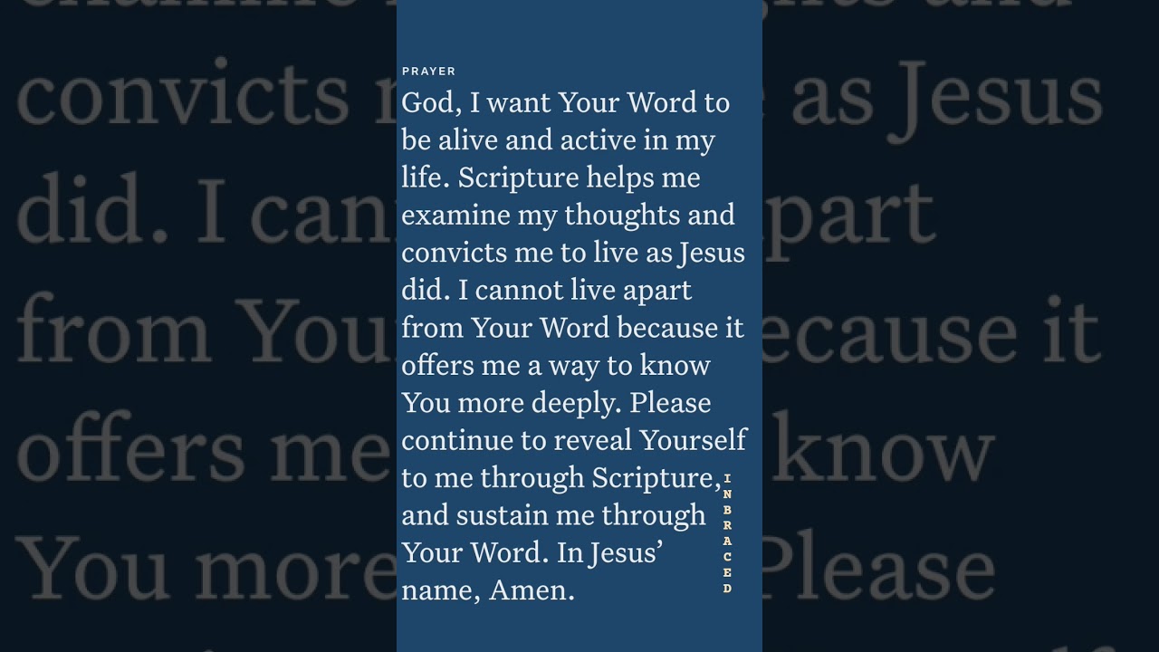 God, make Your Word alive in me and guide my steps daily. 🙏📖 