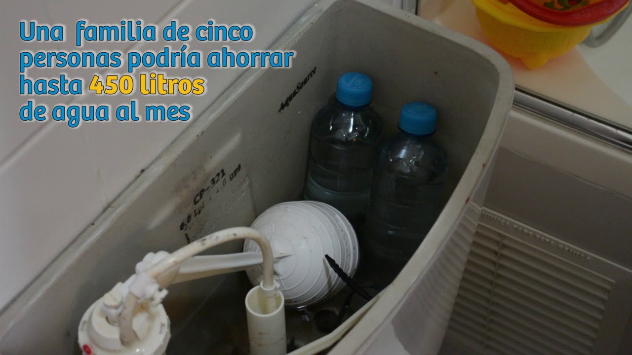 C&oacute;mo ahorrar agua al utilizar el inodoro