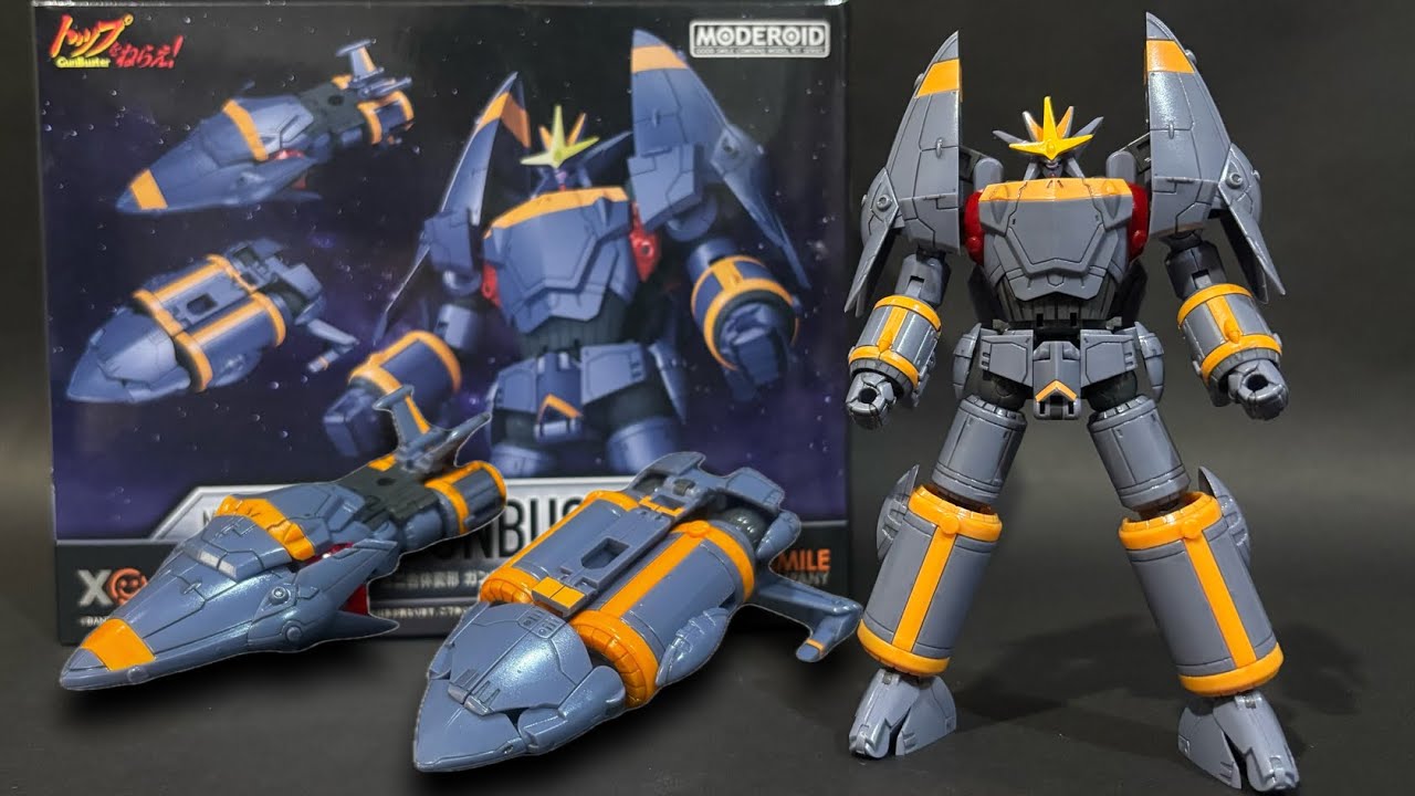 【MODEROID】見事な完全変形＆コンパクト！新コンセプトモデル「ミニ合体変形 ガンバスター」GUNBUSTER plastic model