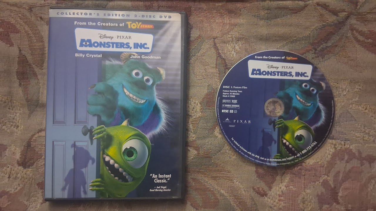 Opening to Monsters, Inc. 2002 DVD (Disc 1, Fullscreen Version)