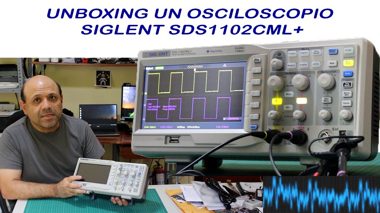 UNBOXING UN OSCILOSCOPIO SIGLENT SDS1102CML+