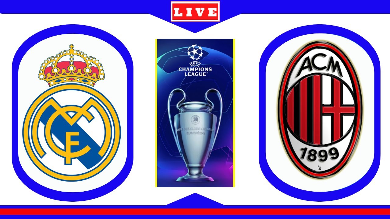 REAL MADRID VS AC MILAN LIVE STREAM CHAMPIONS LEAGUE GROUP STAGE