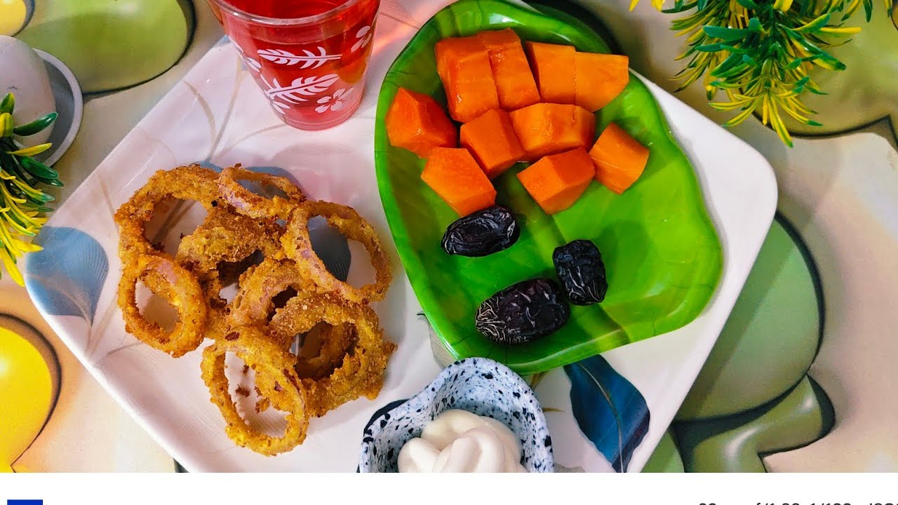 Crispy Cheese Onion Rings Pakode | Cheesy Ramzan Special Snack  प्याज  पकोड़े