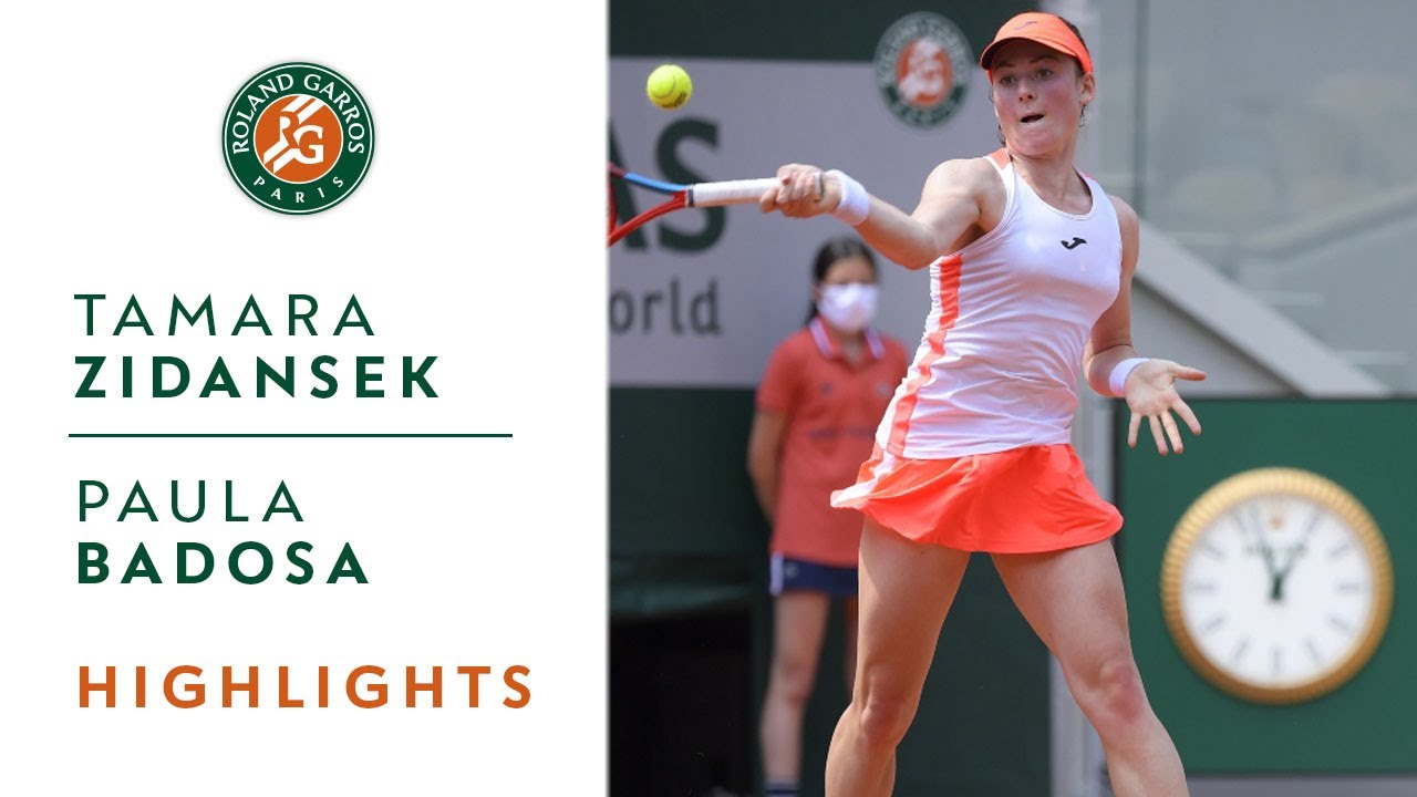 Tamara Zidansek vs Paula Badosa - Quarterfinals Highlights I Roland-Garros 2021