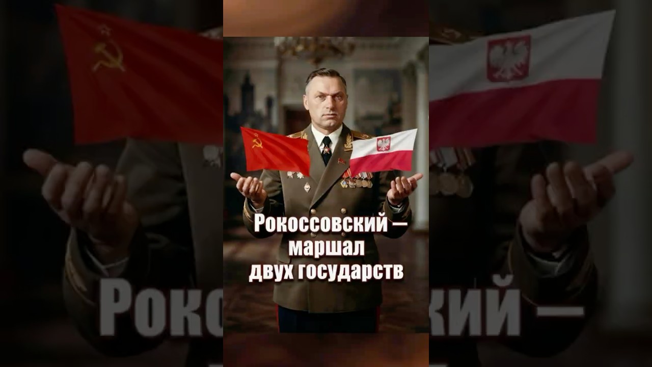 Рокоссовский - маршал двух государств #история #ссср #shorts #viralshorts #вов