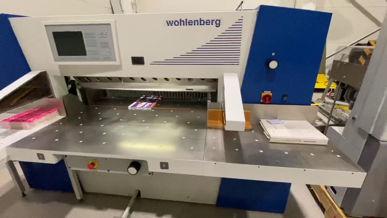 Wohlenberg 115 CutTec paper guillotine