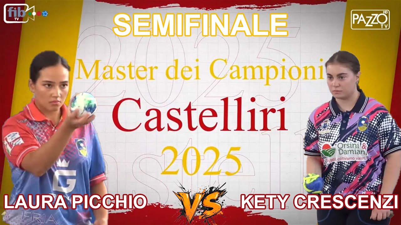 Sfida infuocata! Laura Picchio e Kety Crescenzi incantano al Master dei Campioni 2025 - Bocce Raffa