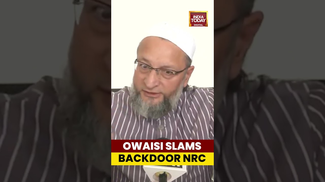 #AsaduddinOwaisi Calls #BiharVoterListRevision a 'Backdoor NRC' Before State #Elections | #shorts