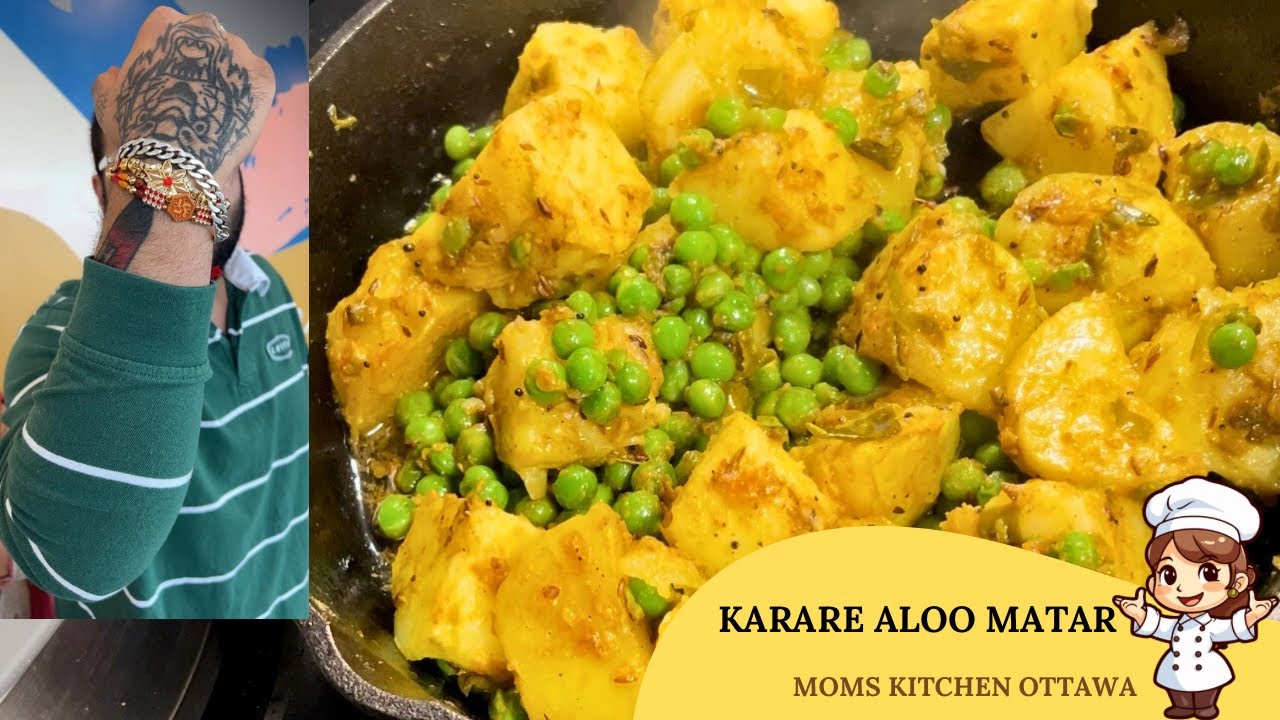 Karare Aloo Matar- Rakhi Special