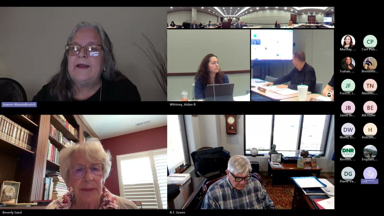 Environmental Rules Board Meeting, October 9, 2024