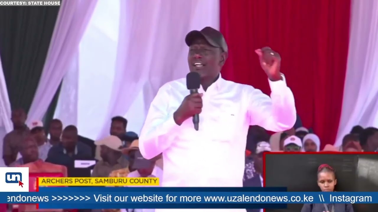 President Ruto's FULL SPEECH during the NYOTA Capital Disbursement, Archers Post, Samburu County