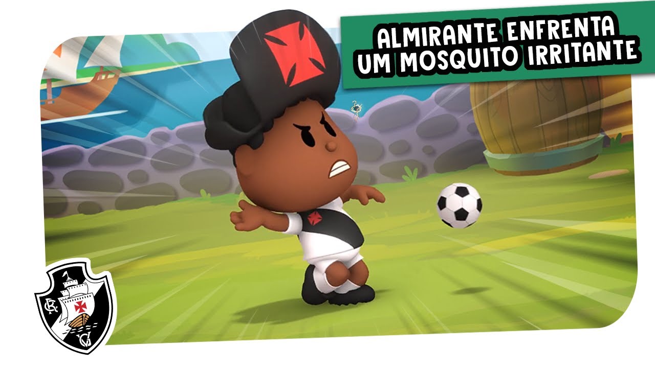 Almirante enfrenta um mosquito irritante - Liga dos Mascotes - Vasco EP 12