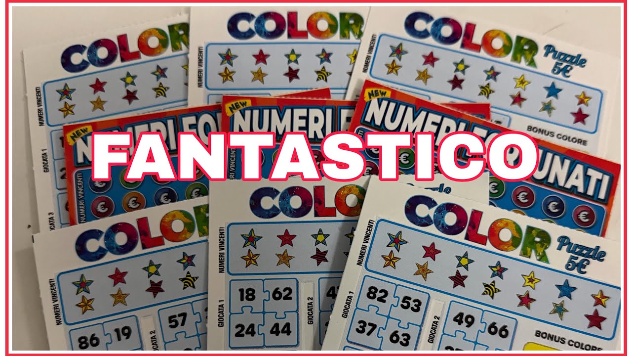 COLOR PUZZLE E NUMERI FORTUNATI 👍🎯🎯🎯