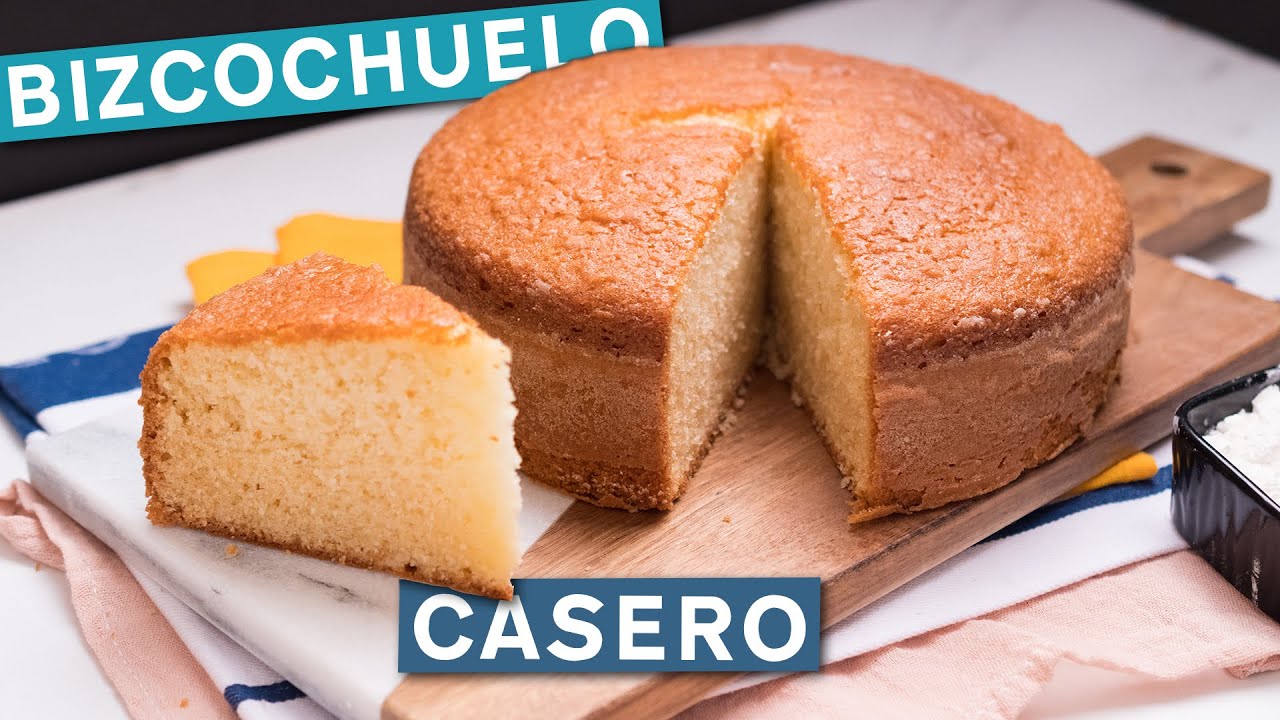 Como Preparar Bizcochuelo Casero 🍰