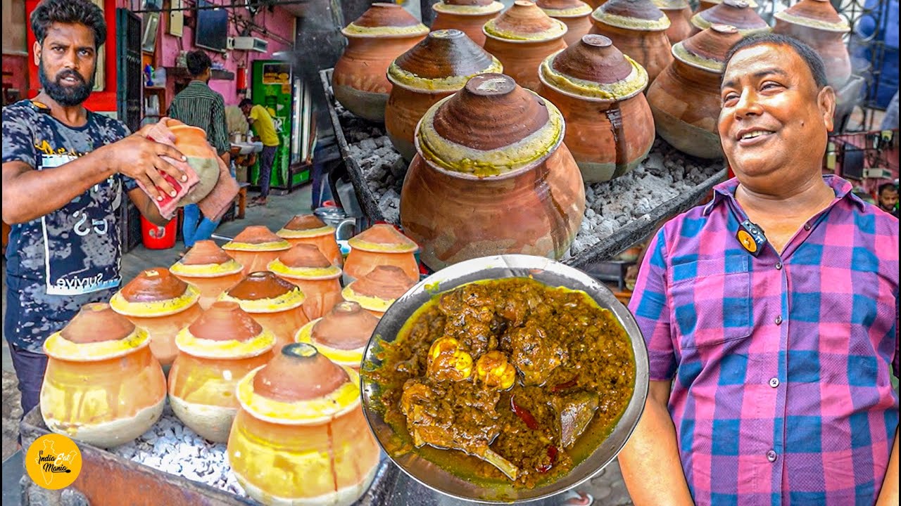 Most Viral Jaiswal Hotel Ka Bihari Style Champaran Handi Mutton Making Rs 165 l Motihari Street Food