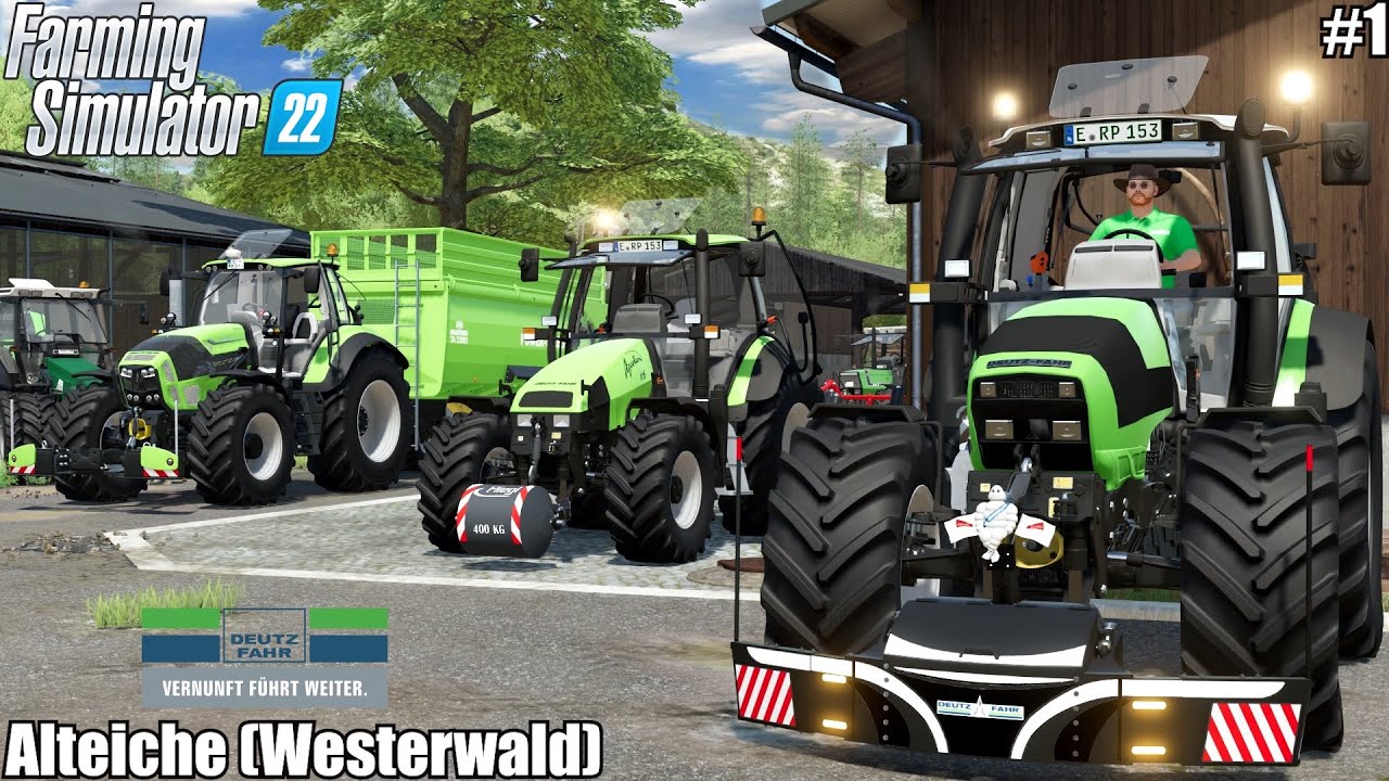 NEW CAREER on ALTEICHE (Westerwald) W/ DEUTZ FAHR│ALTEICHE (Westerwald) │FS 22│1