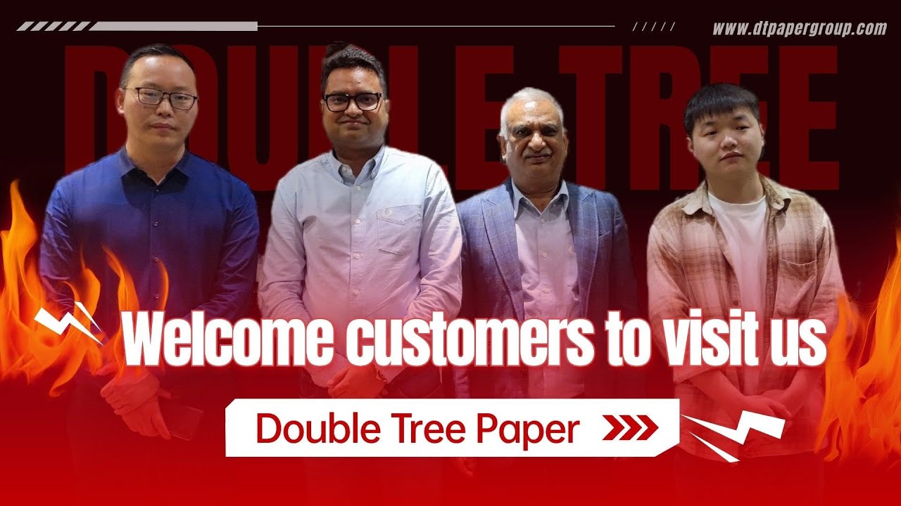 Welcome Indian customers to visit us.#paperfactory #printingpaper #packagingpaper