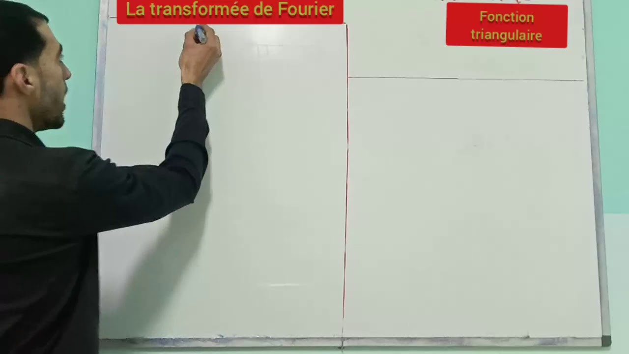 La transformée de Fourier de la fonction triangulaire