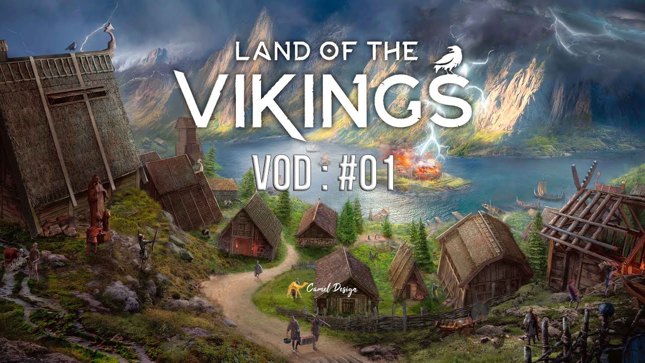 Land of The Vikings -Gestion et construction de ville - #01