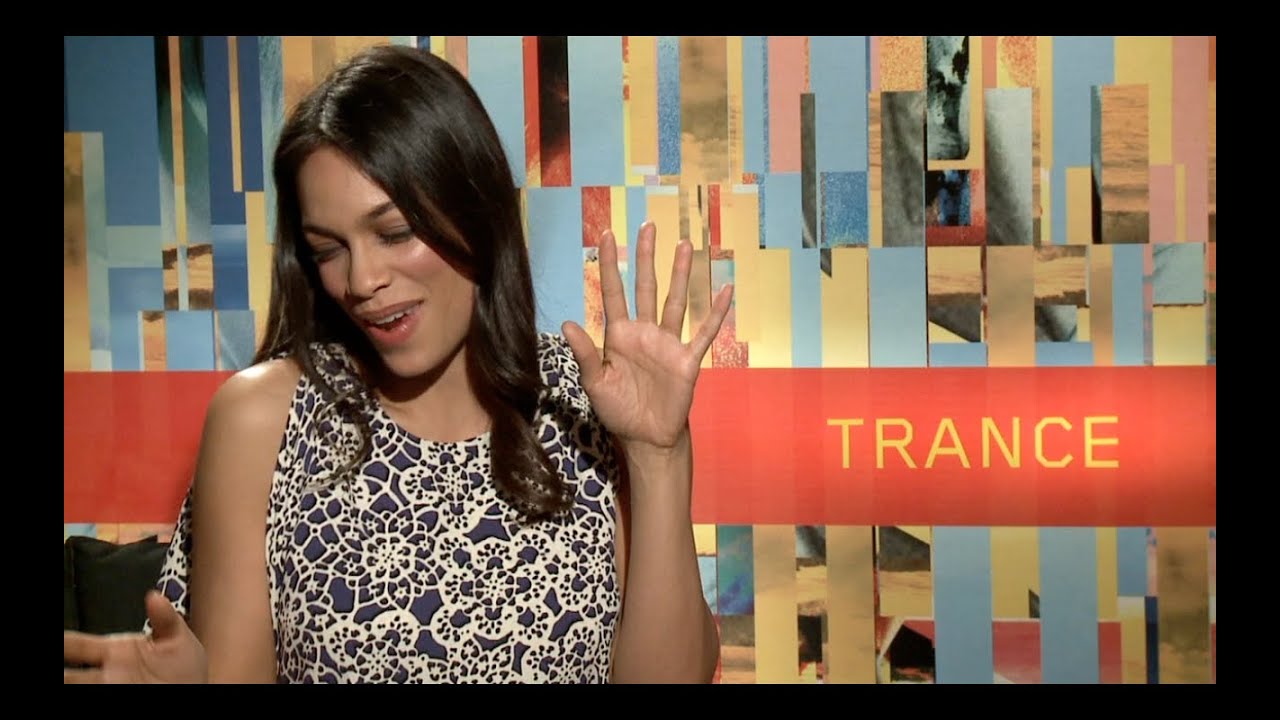 TRANCE Exclusive Cast Interviews: Rosario Dawson, James McAvoy, Vincent Cassel, Danny Boyle