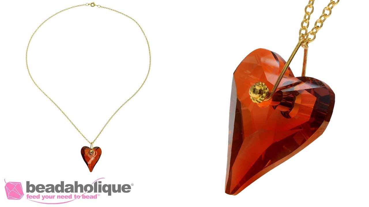 How to Make a Wire Pendant Bail Using a Head Pin