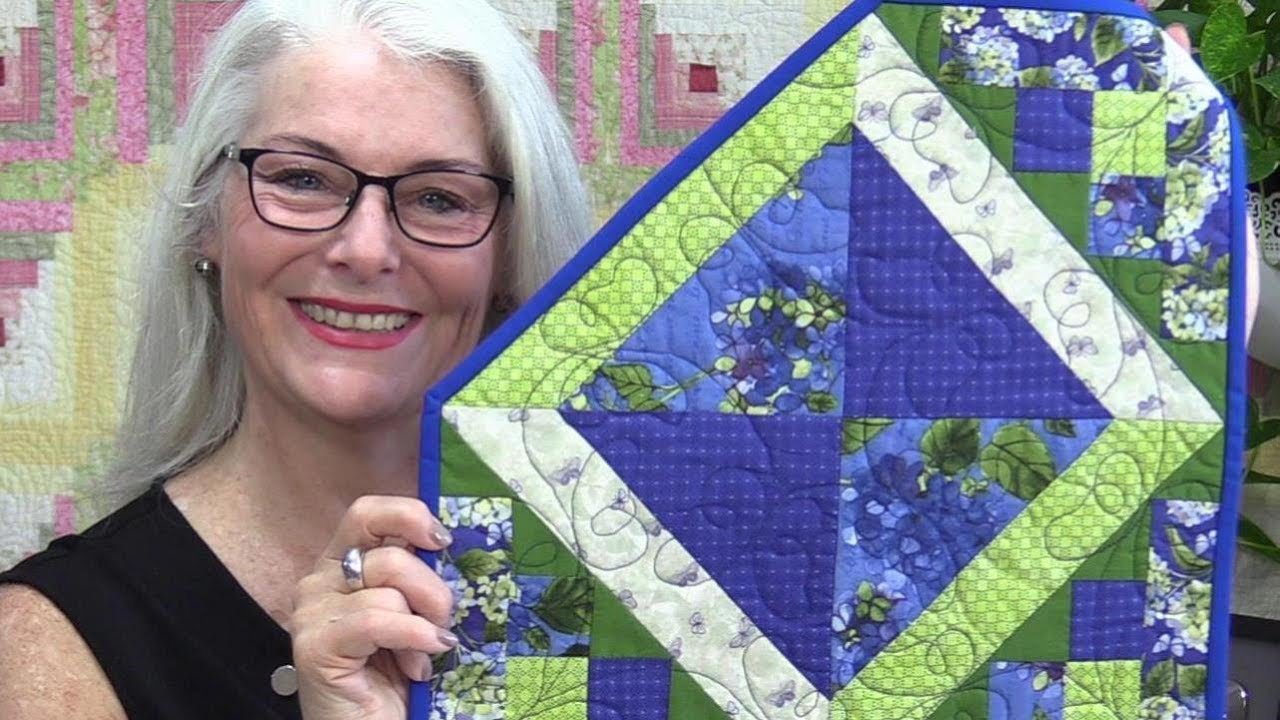 Fat Quarter Place-mats Turn into a Table Topper 