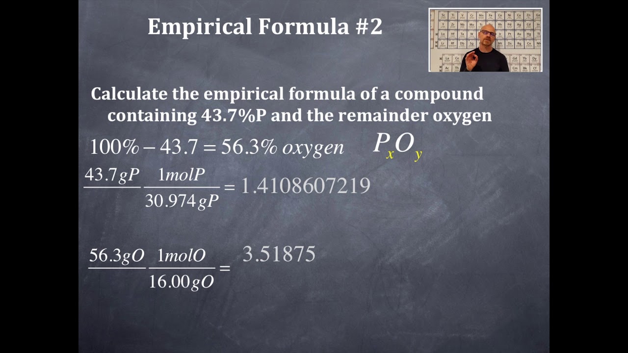 Stoichiometry 6.2: Empirical Formula Calculations