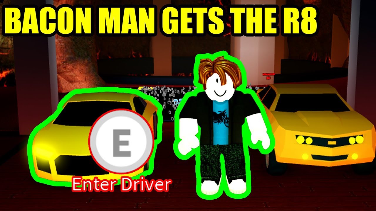 БЕКОНОВЫЕ ВОЛОСЫ ОТКРЫВАЮТ AUDI R8 30-ГО УРОВНЯ | Побег из тюрьмы Roblox