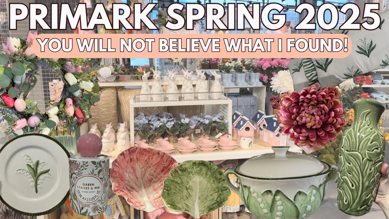PRIMARK HOME IS UNREAL RIGHT NOW! 🌸 Spring & EASTER 2025 Must-Sees | You Won't Believe These Prices!