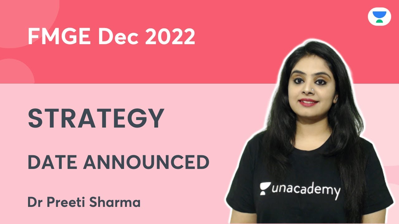 FMGE Dec 2022 - Date announced | Strategy and way forward | Dr Preeti Sharma