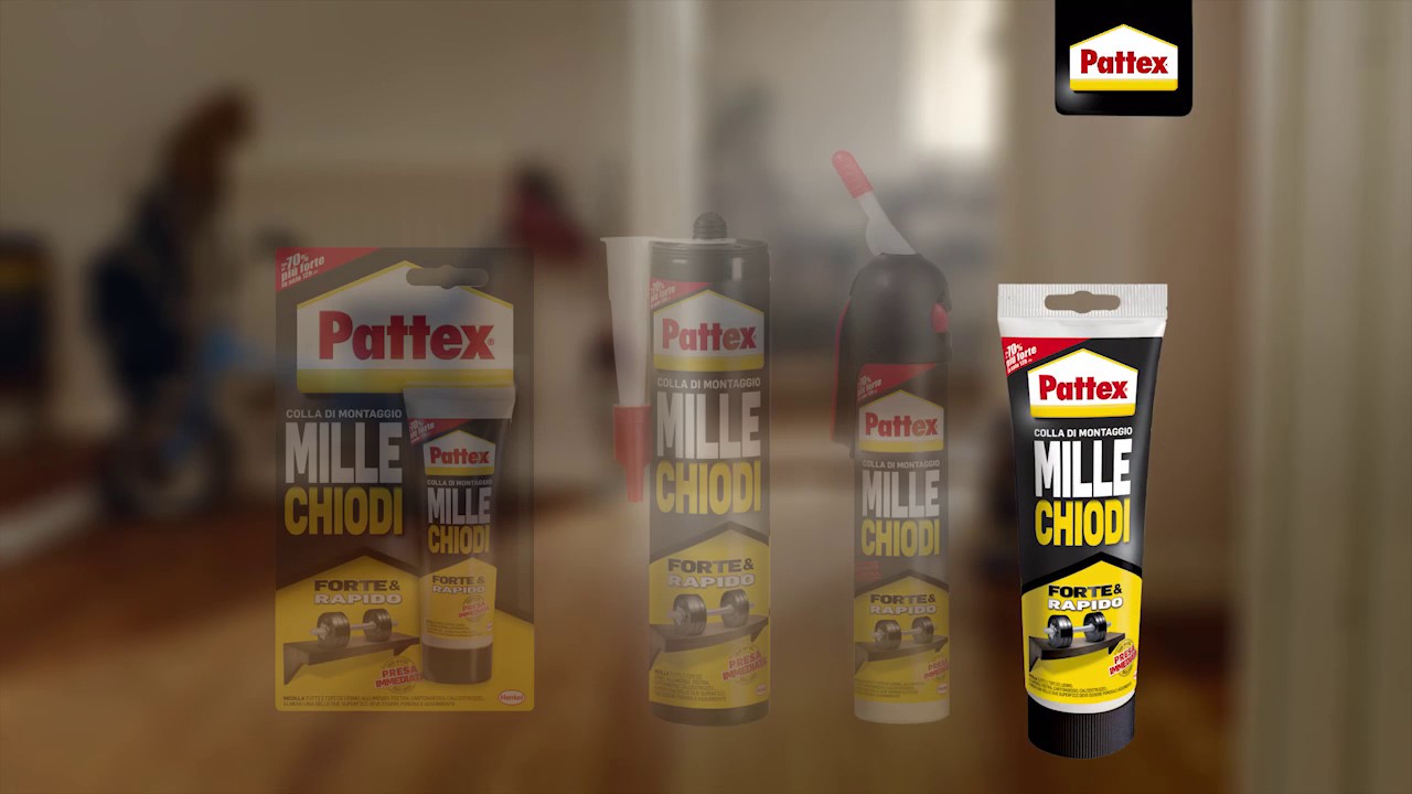 COLLA DI MONTAGGIO MILLE CHIODI 100 g ORIGINAL PATTEX HENKEL