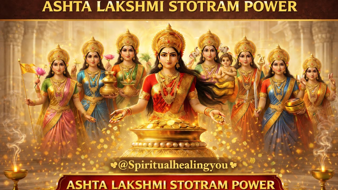 🟥LIVE 💰ASHTA LAKSHMI STOTRAM Attract Money Fast Activate 8 Forms of Lakshmi & Unlock Wealth Energy