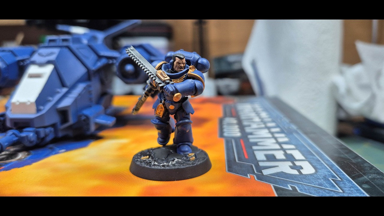 warhammer space marines assault intercessor warrior how to quickly paint a table top ready model