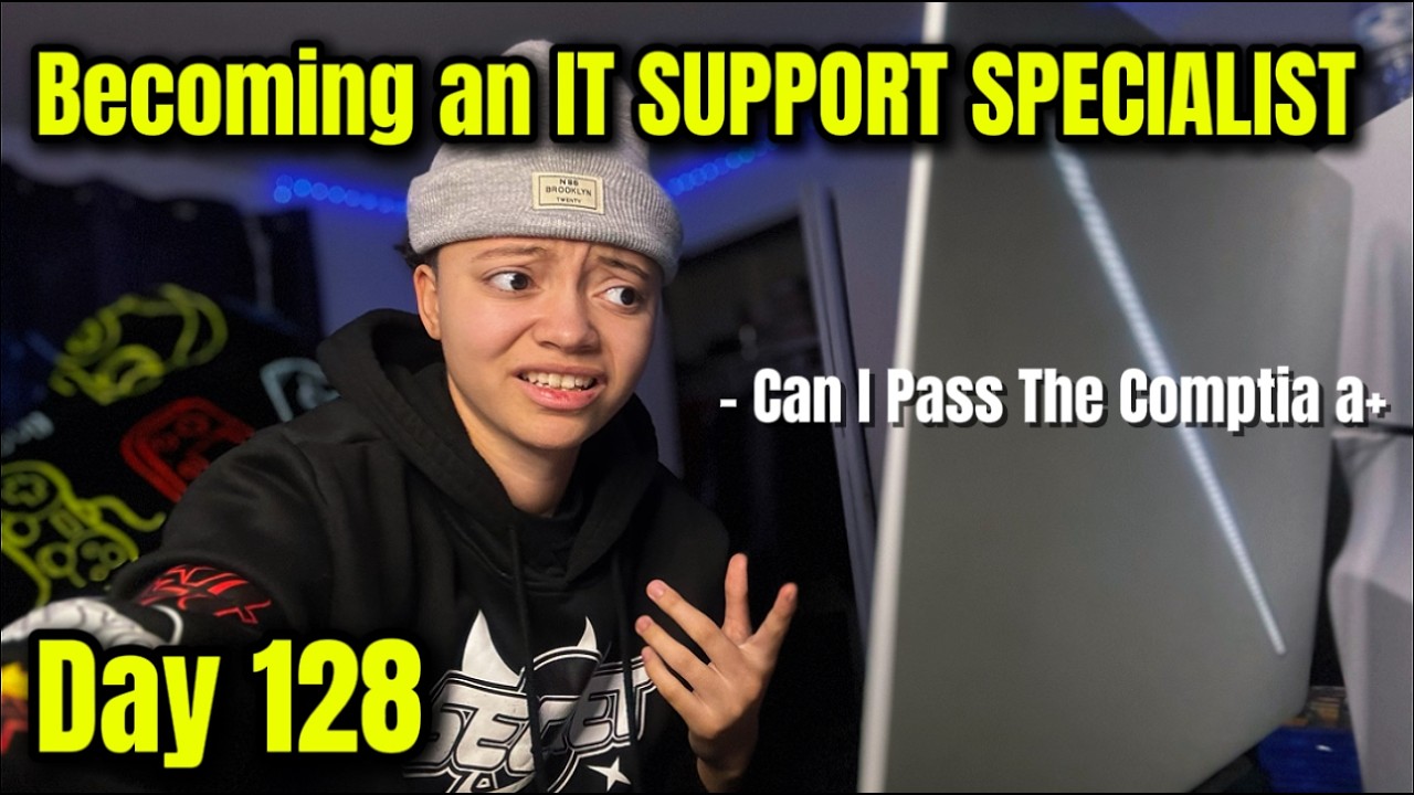 Becoming an IT Specialist – Day 128 | CompTIA A+ Studying & Real Troubleshooting