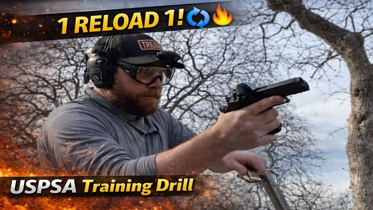 1 Reload 1! 🔄🔥 | USPSA Training Drill