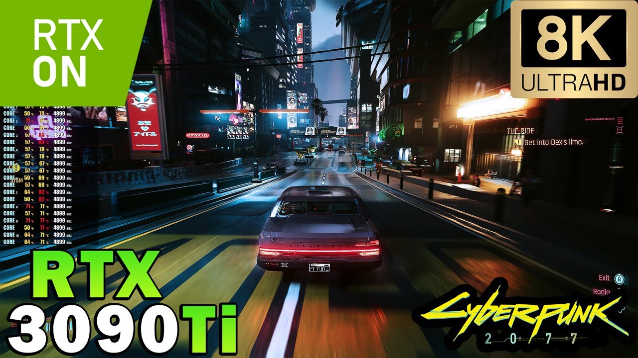 ►Cyberpunk 2077 in 8K | RTX 3090 Ti | Ultra Realistic Graphics | Ray Tracing