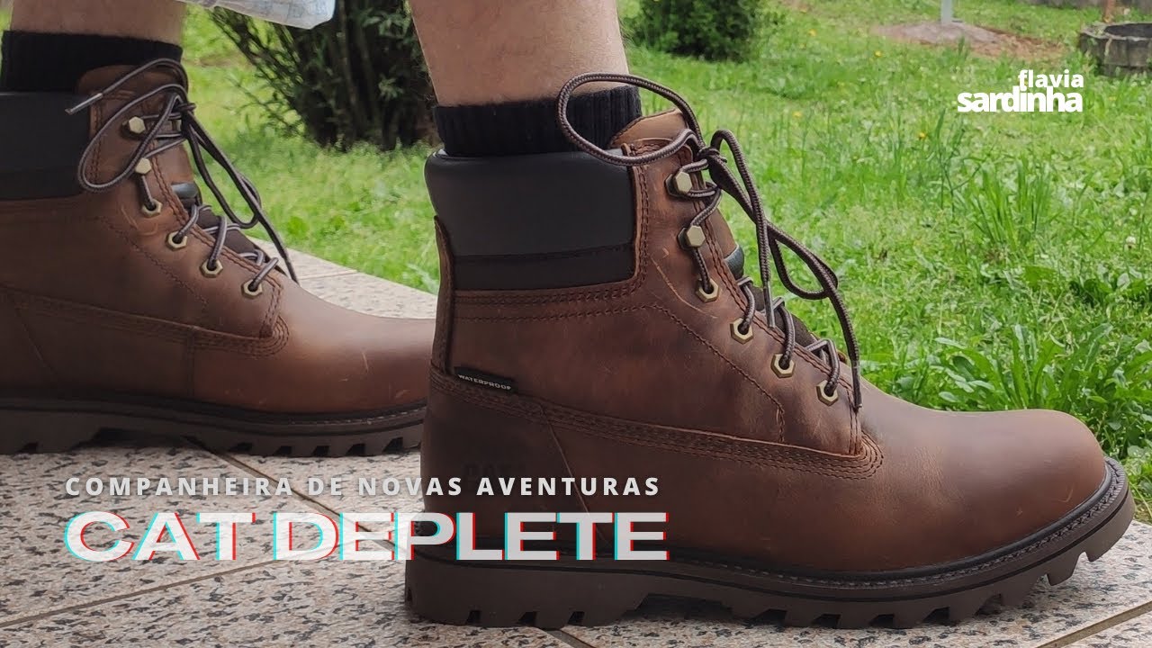 Caterpillar Deplete | Unboxing e Review da Bota de Trekking e Trabalho