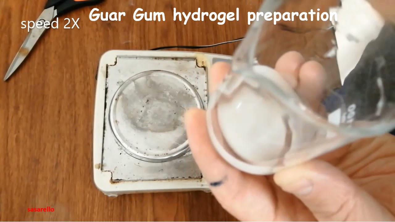 Facile preparation of a self healing hydrogel