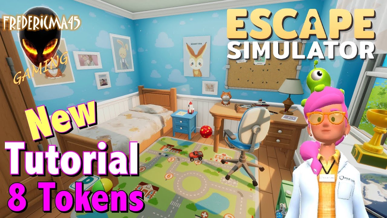 Escape Simulator NEW TUTORIAL / 8 Tokens Location