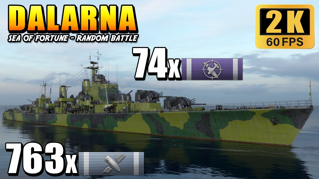Super destroyer Dalarna - Fearless gunboat
