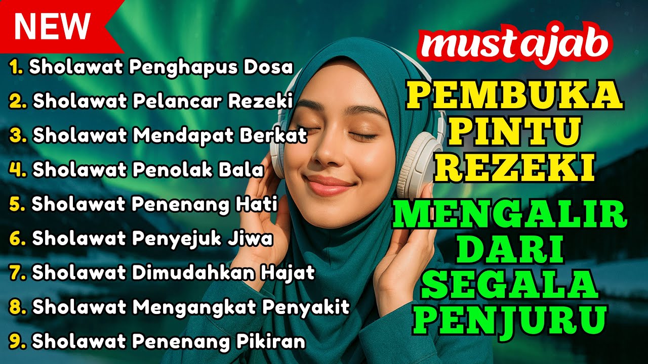 SHOLAWAT JIBRIL PENARIK REZEKI PALING DAHSYAT | Sholawat Nabi Muhammad SAW | SHOLAWAT NABI MERDU