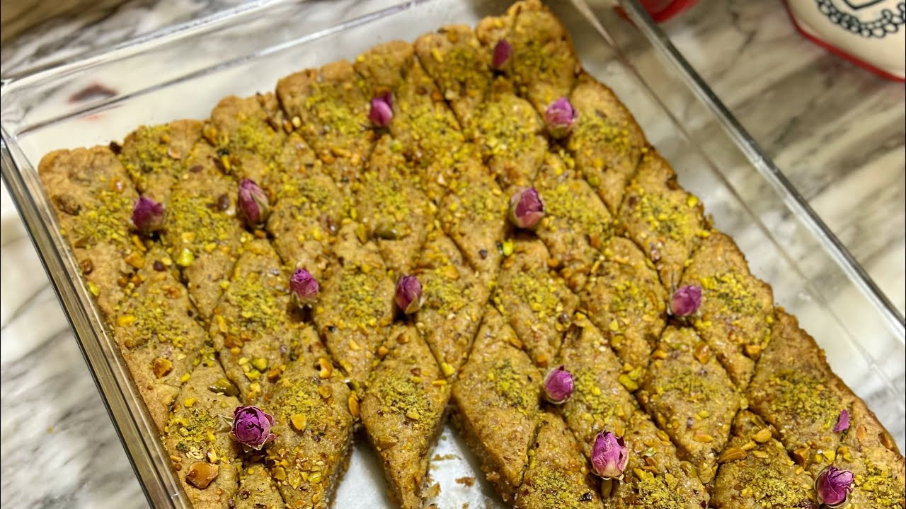 النيفزانا التركية حلى سهل ولذيذ ومقرمش ينفع للعيد ولكل المناسبات