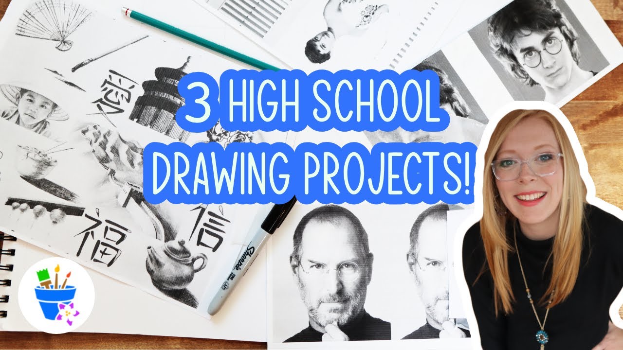 Art Projects for High School Students | 3 Drawing Ideas!