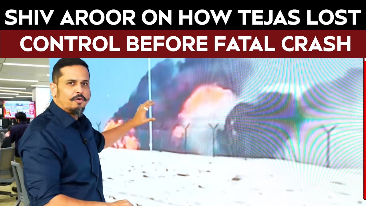 Tejas Dubai Crash | Tejas Crash Explained: Shiv Aroor On The Final Negative-G Turn