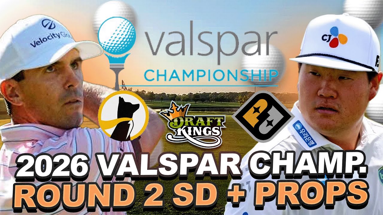2026 Valspar Championship Round 2 Showdown + Prop Stream :  DFS Strategy, Pick 'em Props + Matchups
