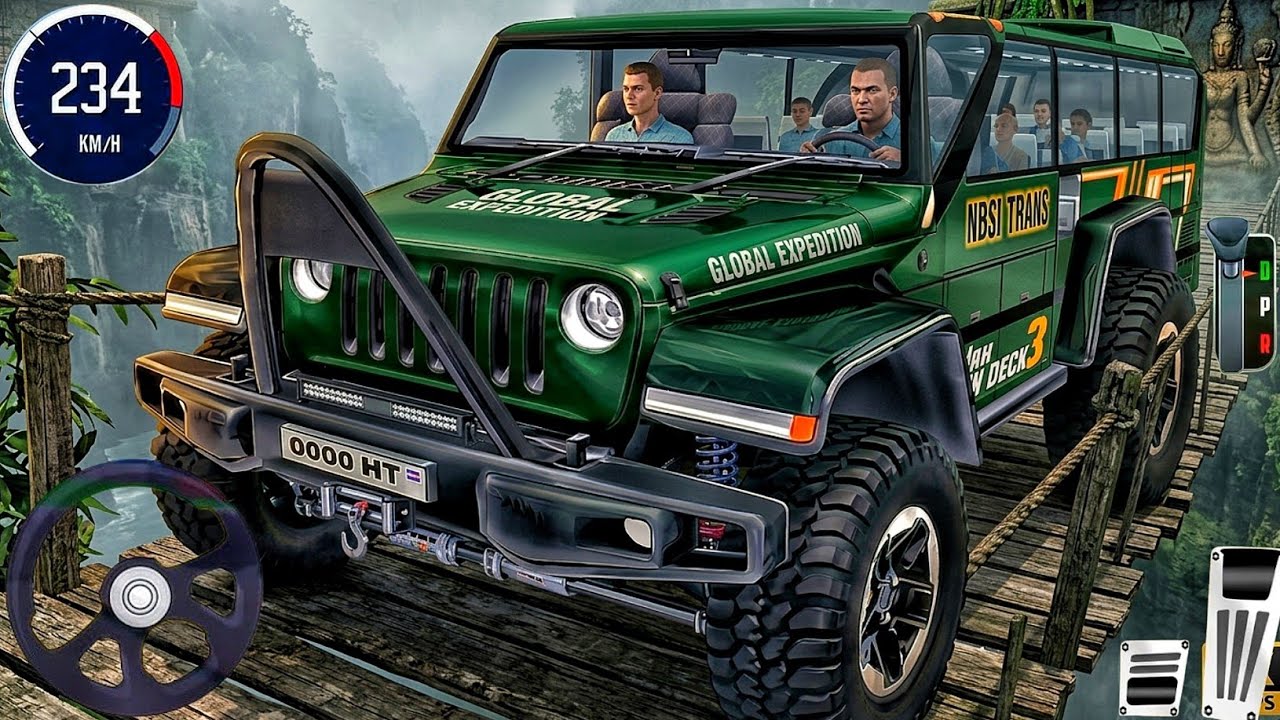 New Offroad 4x4 Jeep Driving - Extreme Offroad Simulator 2026 3D Game - Car Game Android Gameplay