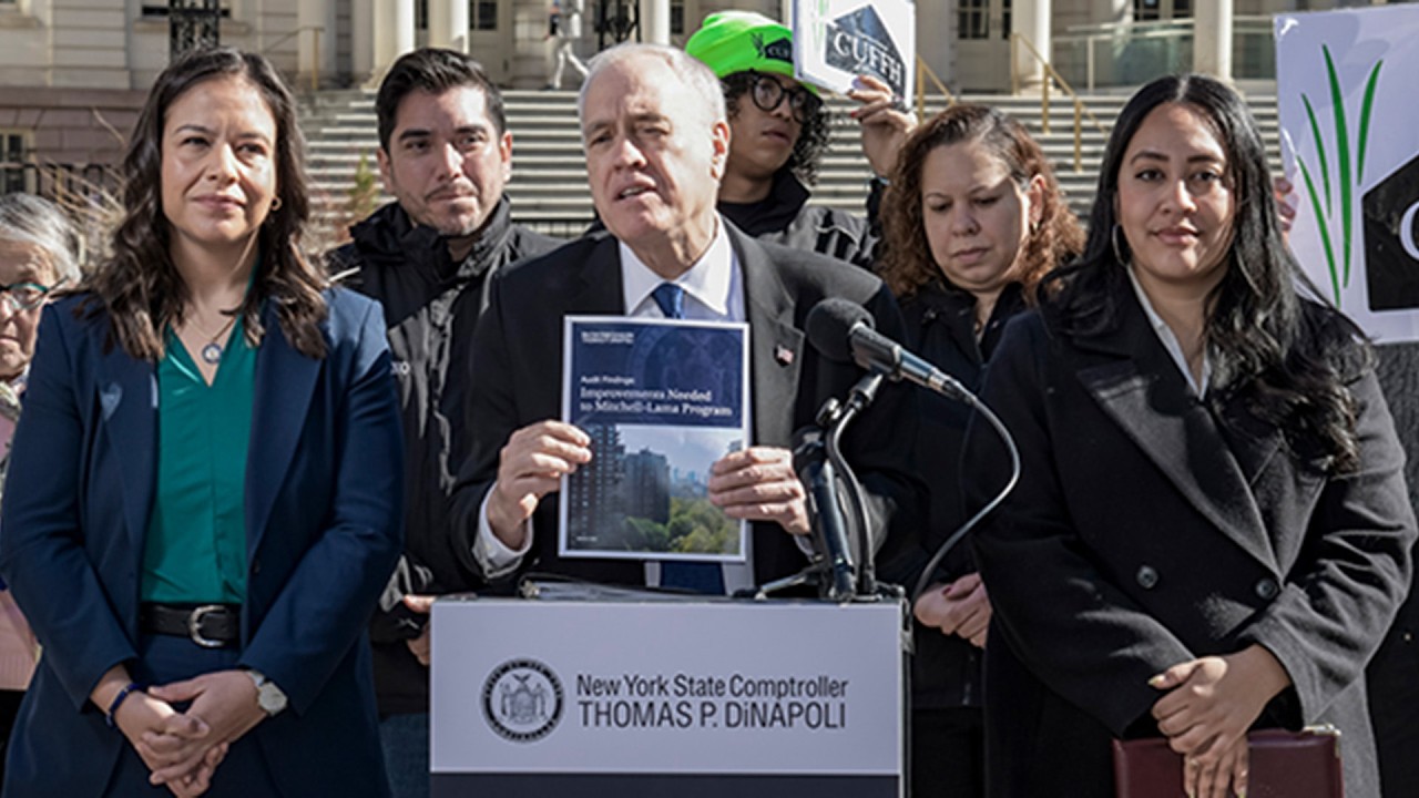 DiNapoli Press Conference on Mitchell-Lama Oversight Report - Full Video