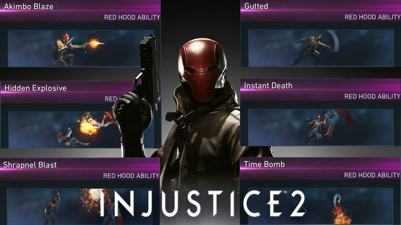 Injustice 2: Red Hood - All Unlockable Abilities