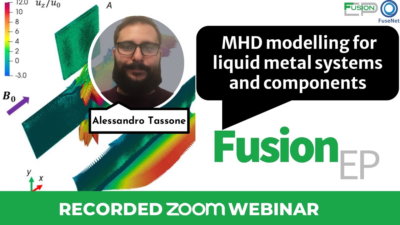 Magnetohydrodynamic modelling for liquid metal systems and components |  Alessandro Tassone